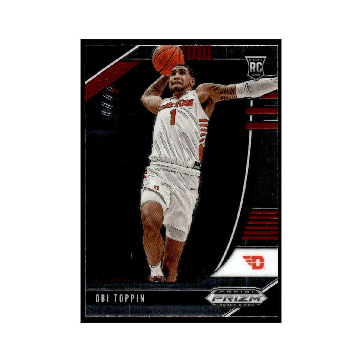 Obi Toppin Rookie 2020 Panini Prizm Draft Picks #7 Dayton Flyers NM