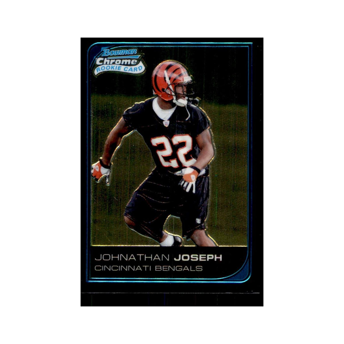 2006 Bowman Chrome Johnathan Joseph RC Football Cards #61