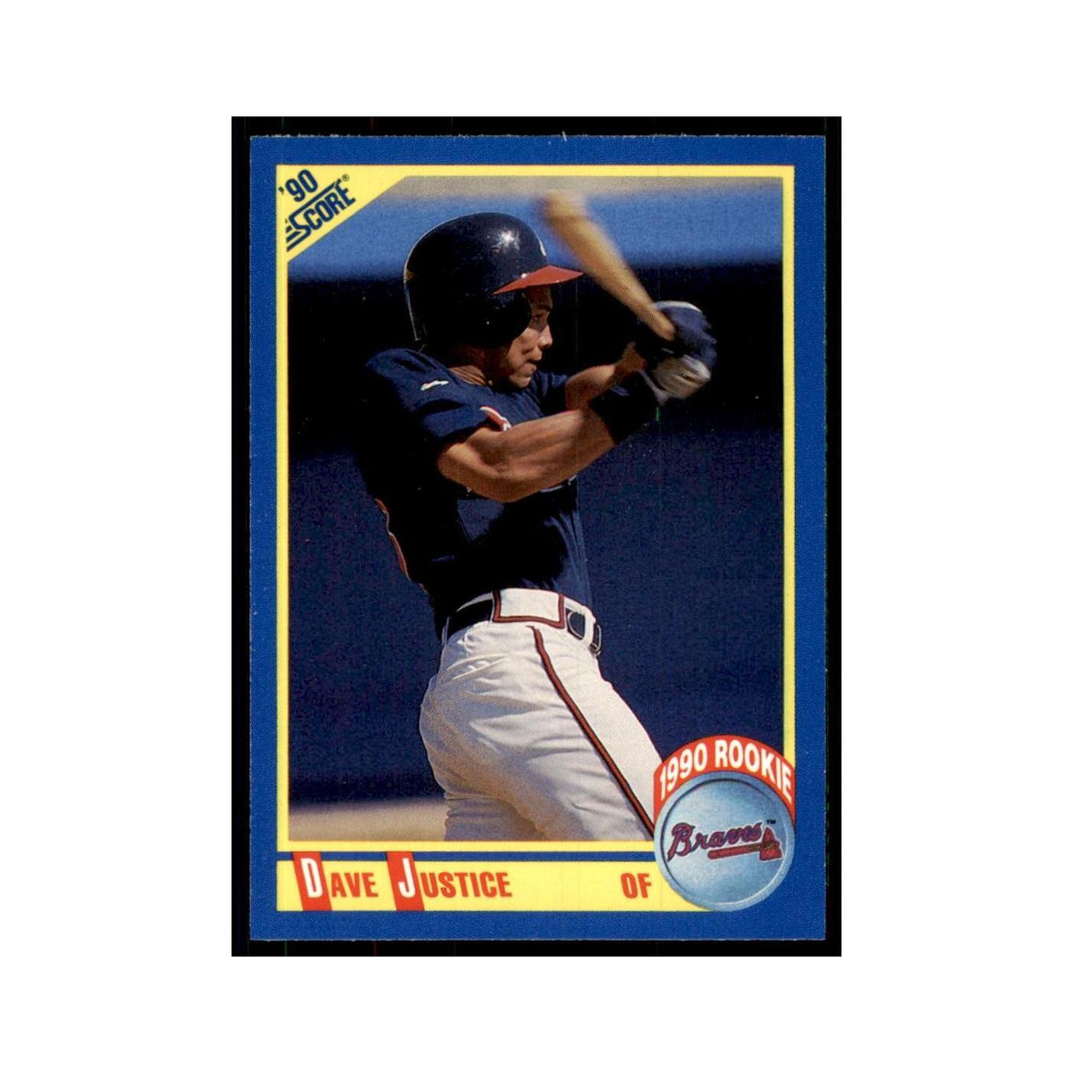 1990 Score Dave Justice RC Baseball Cards #650