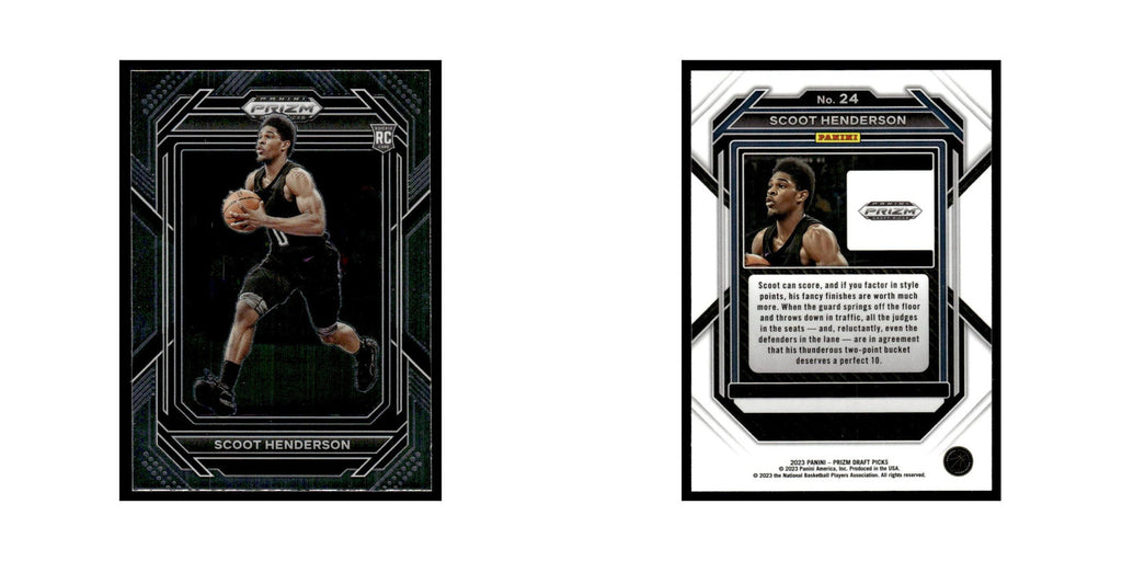 Scoot Henderson Rookie 2023 Panini Prizm Draft Picks #24 NBA G League Ignite NM