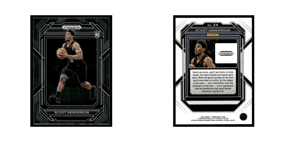 Scoot Henderson Rookie 2023 Panini Prizm Draft Picks #24 NBA G League Ignite NM