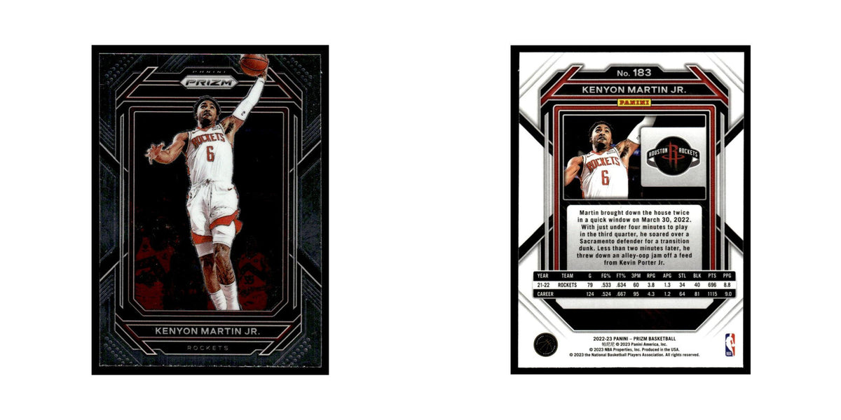 Kenyon Martin Jr. 2022 Panini Prizm #183 Houston Rockets Basketball Card NM