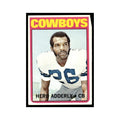 Herb Adderly 1972 Topps (Damaged) #66 Dallas Cowboys Football Card Poor