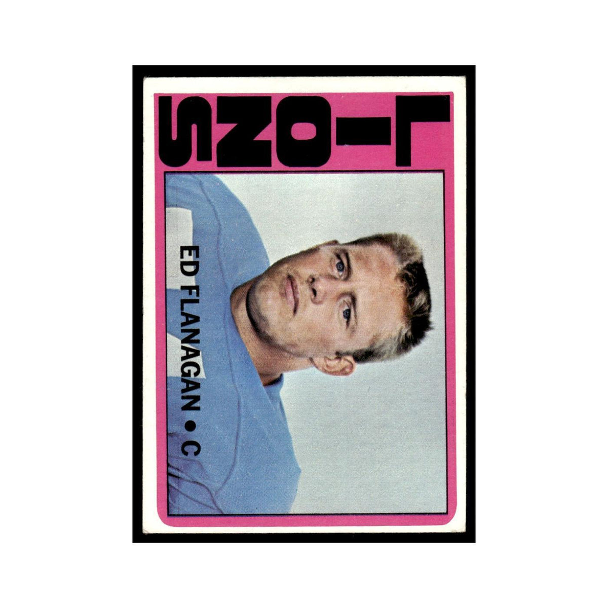 Ed Flanagan 1972 Topps (Damaged) #149 Detroit Lions Football Card Poor