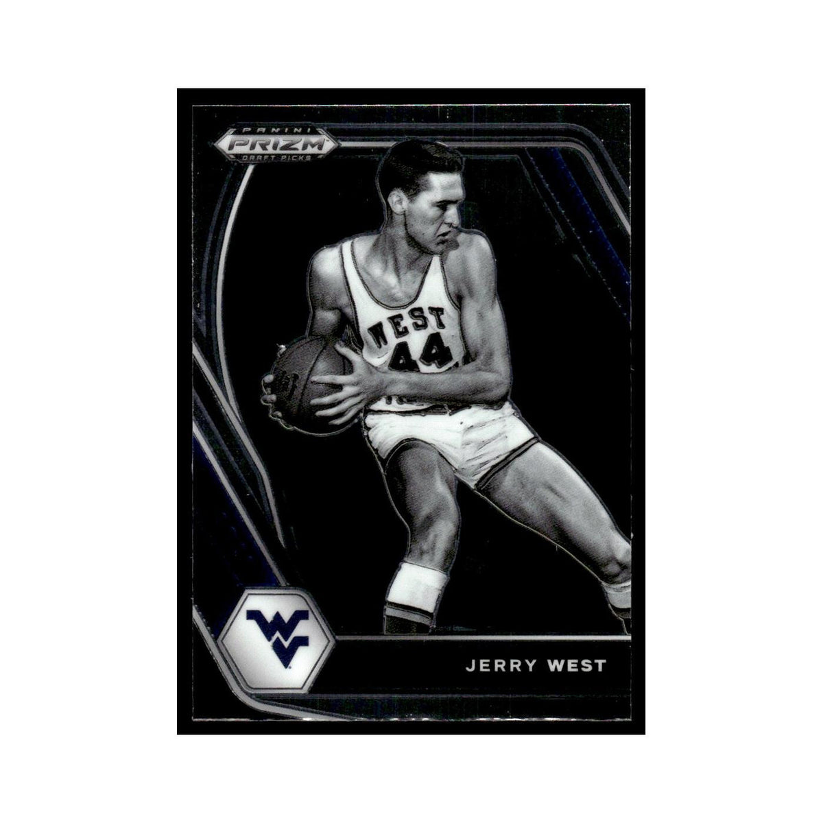 Jerry West 2021 Panini Prizm Draft Picks #100 West Virginia Mountaineers NM