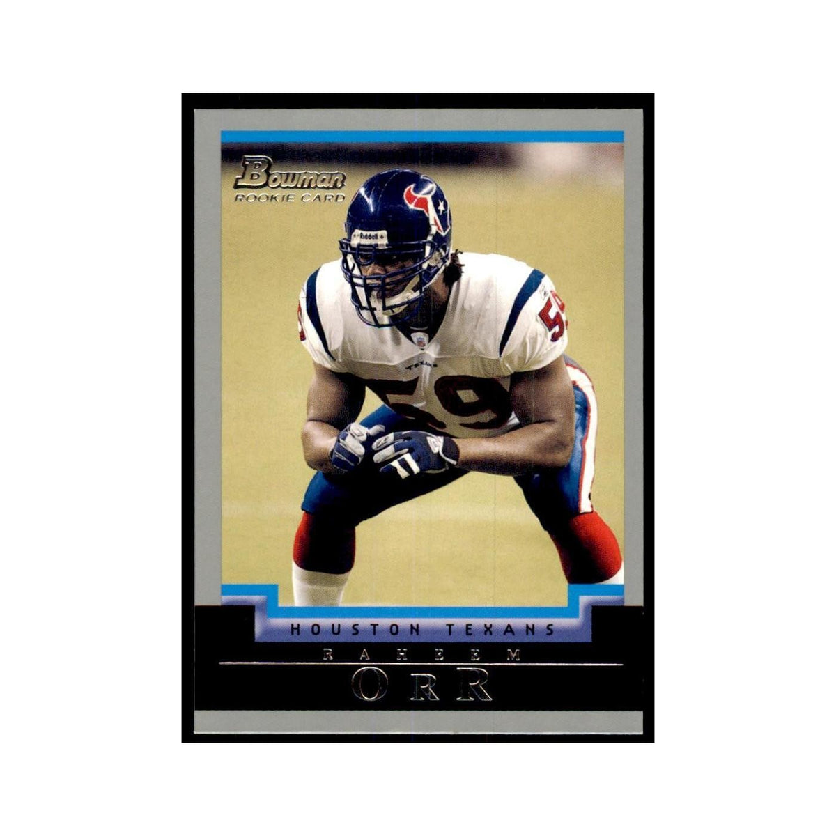 2004 Bowman Raheem Orr RC Football Cards #237