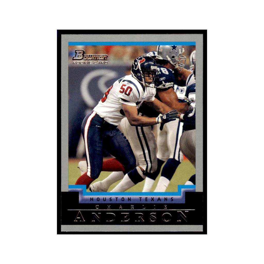 2004 Bowman Charlie Anderson RC Football Cards #177