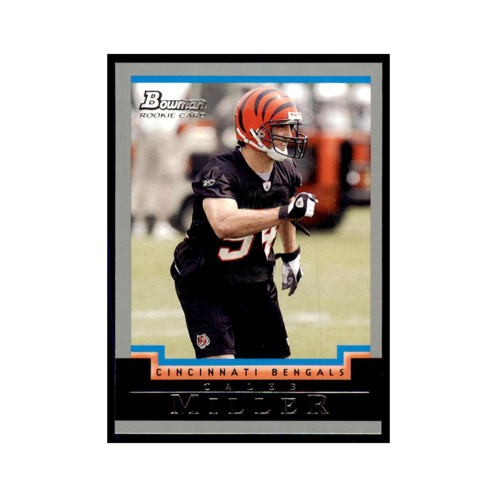 2004 Bowman Caleb Miller RC Football Cards #249