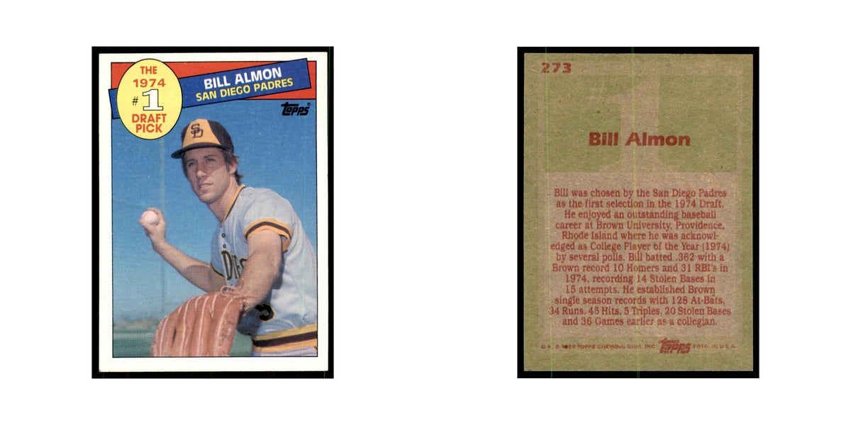 1985 Topps Bill Almon Baseball Cards #273