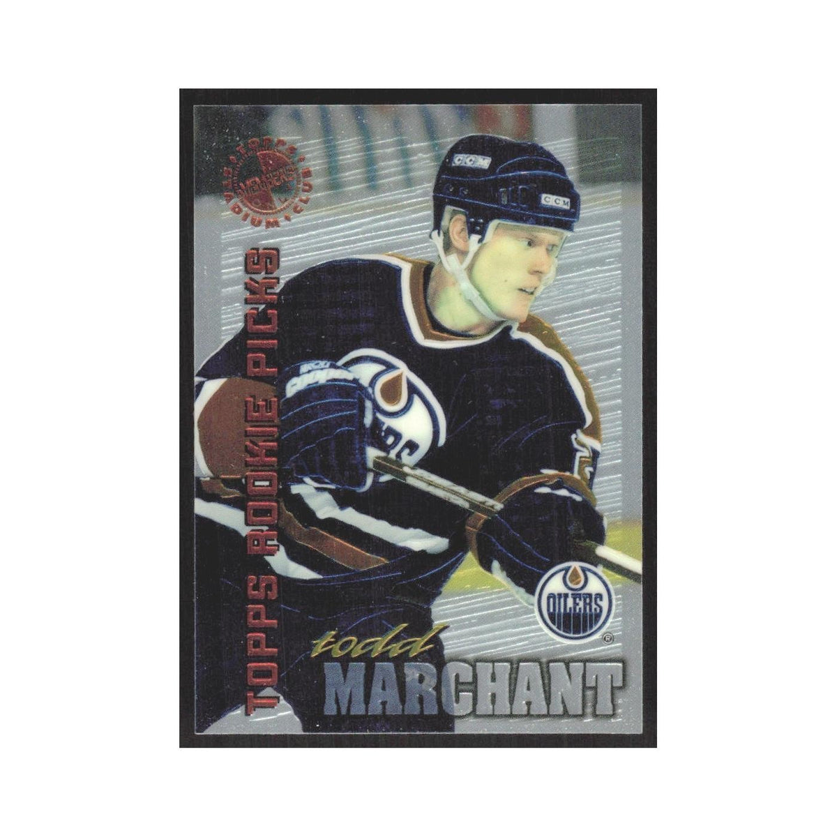 1995 Stadium Club Members Only Todd Marchant Edmonton Oilers #49