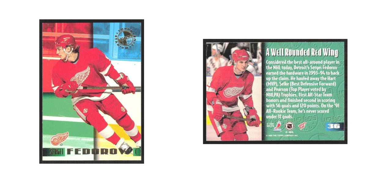 1995 Stadium Club Members Only Sergei Fedorov Detroit Red Wings #36