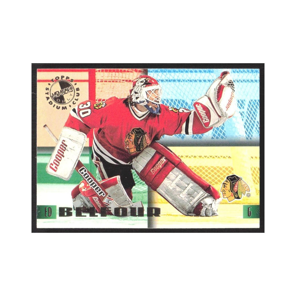 1995 Stadium Club Members Only Ed Belfour Chicago Blackhawks #35