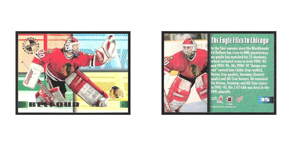 1995 Stadium Club Members Only Ed Belfour Chicago Blackhawks #35