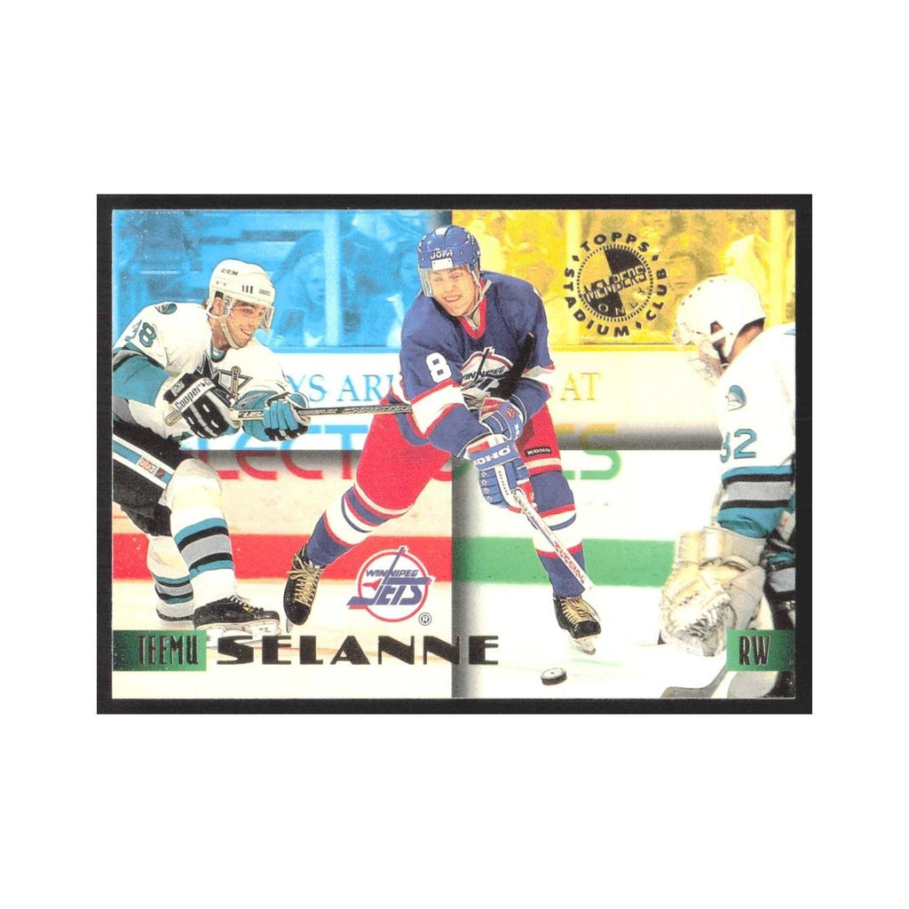 1995 Stadium Club Members Only Teemu Selanne Winnipeg Jets #43