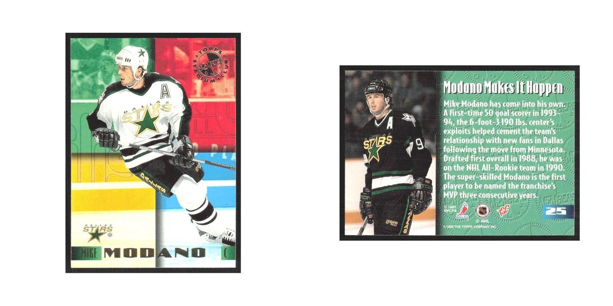 1995 Stadium Club Members Only Mike Modano Dallas Stars #25