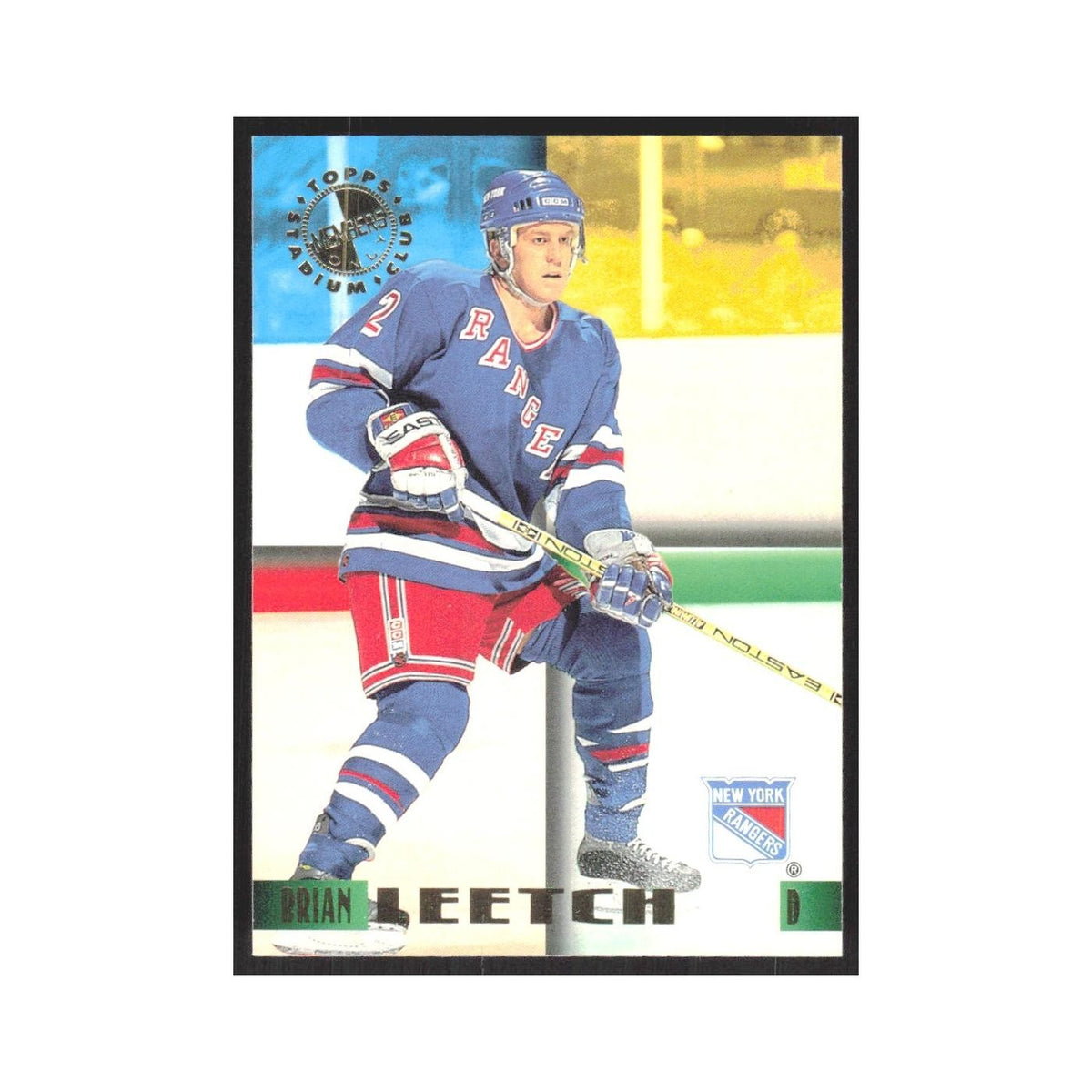 1995 Stadium Club Members Only Brian Leetch New York Rangers #3