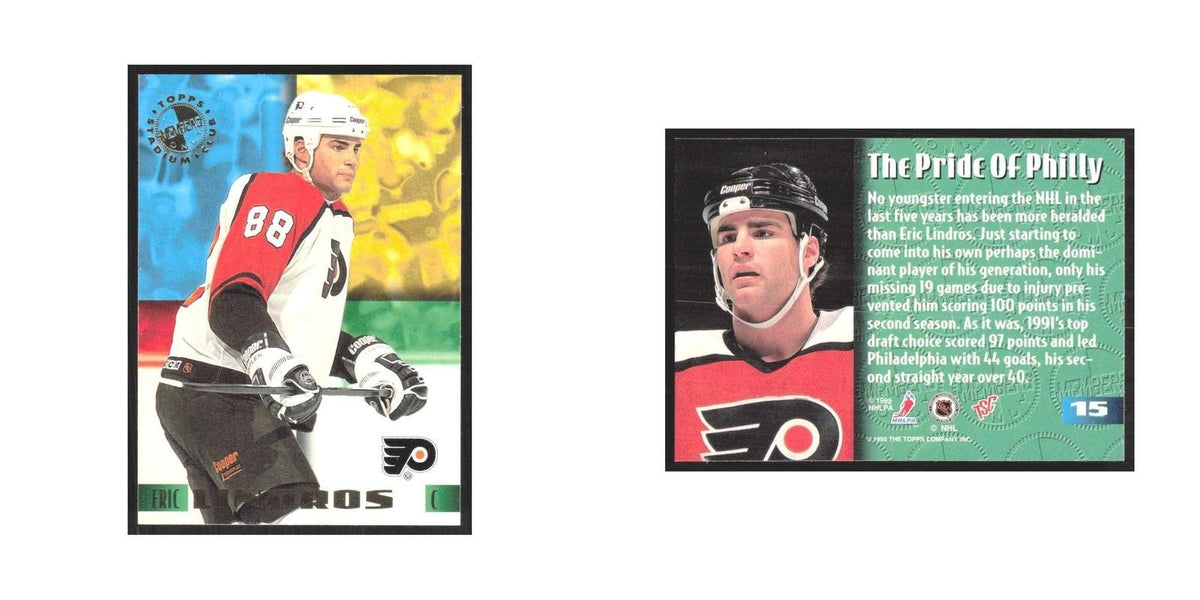 1995 Stadium Club Members Only Eric Lindros Philadelphia Flyers #15