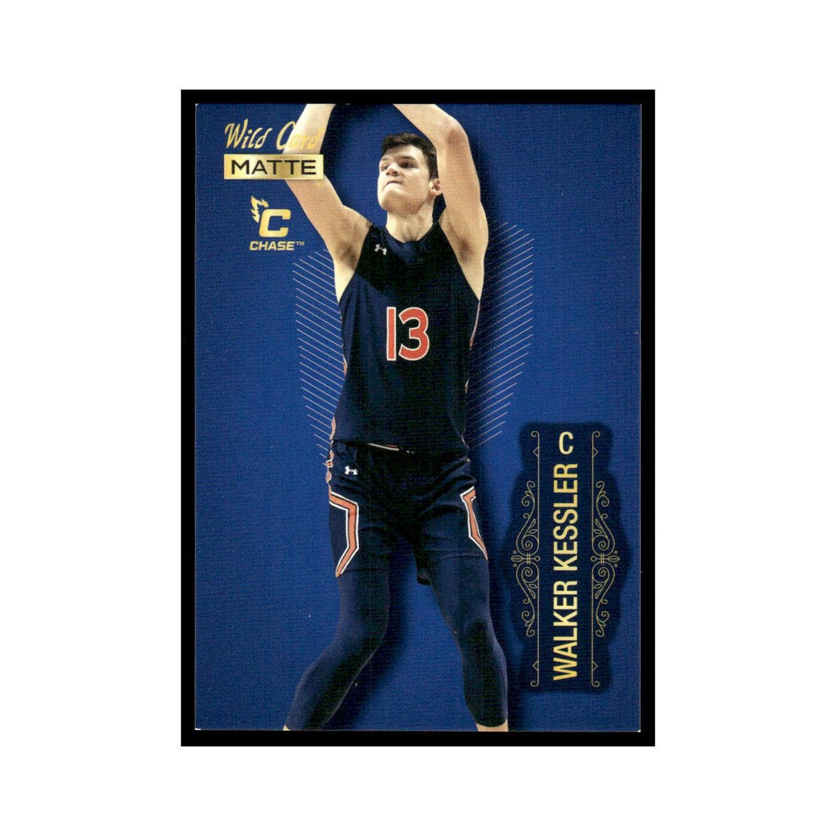 Walker Kessler 2022 Wild Card Matte #MB-75 Auburn Tigers Basketball Card NM