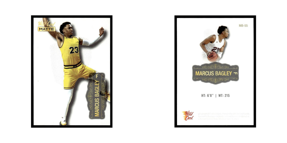 Marcus Bagley 2022 Wild Card Matte #MB-55 Arizona State Sun Devils NM