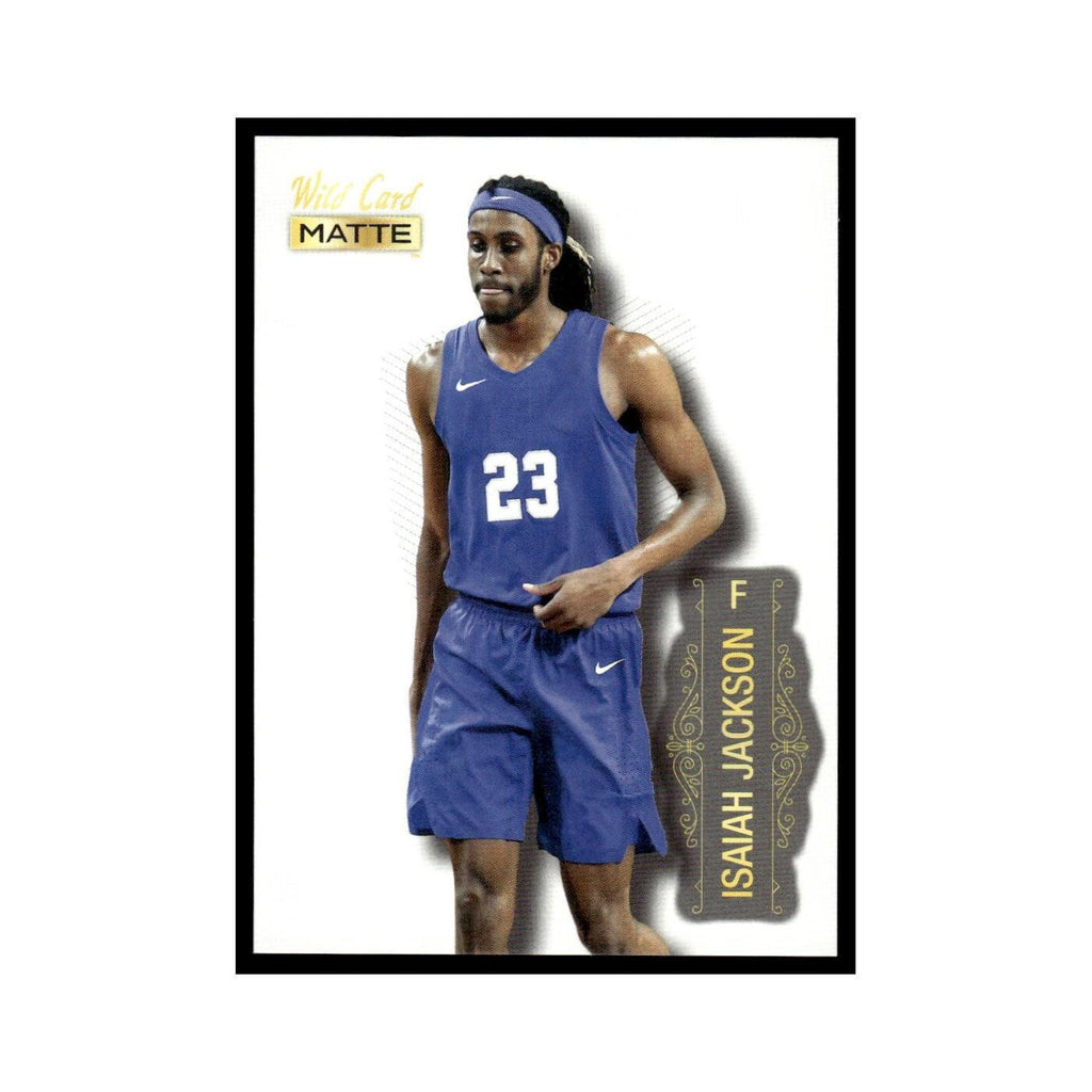 Isaiah Jackson 2022 Wild Card Matte #MB-27 Indiana Pacers Basketball Card NM