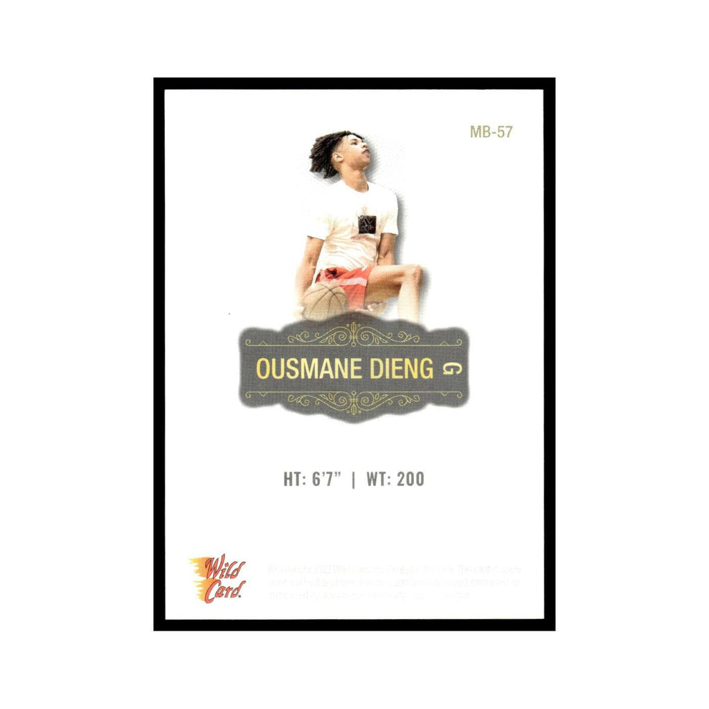 Ousmane Deign 2022 Wild Card Matte #MB-57 Basketball Card NM