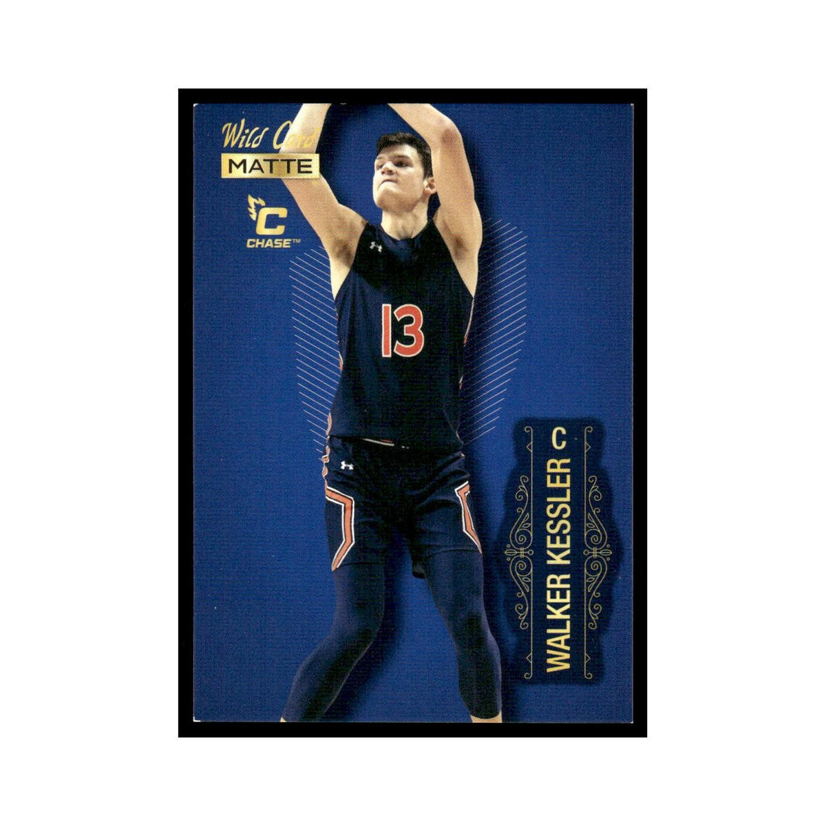 Walker Kessler 2022 Wild Card Matte #MB-75 Auburn Tigers Basketball Card NM