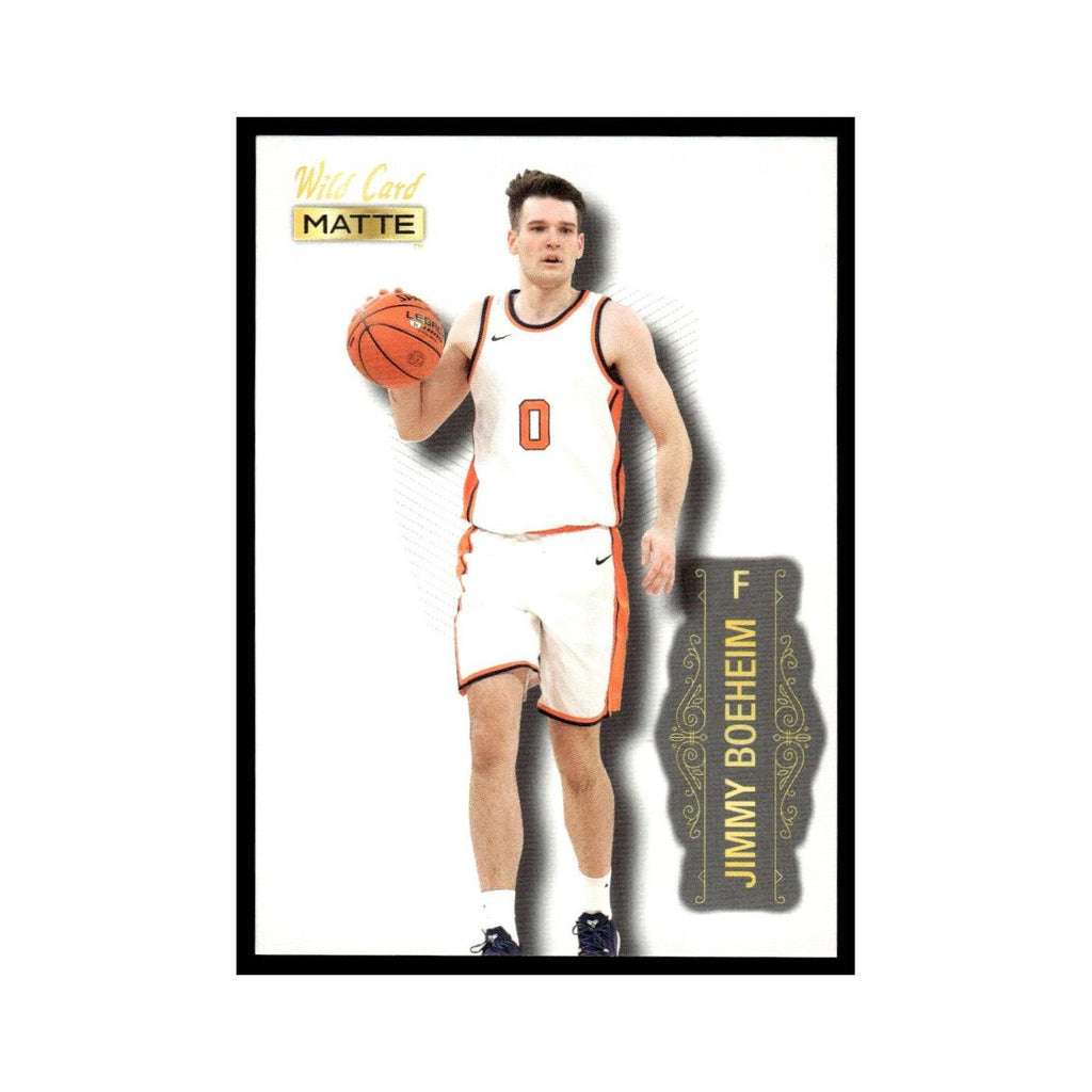 Jimmy Boeheim 2022 Wild Card Matte #MB-35 Basketball Card NM