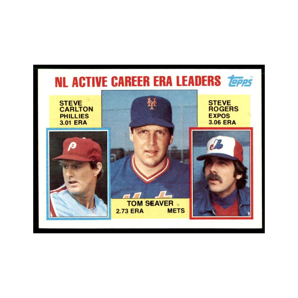 1984 Topps Carlton/Seaver/Rogers Baseball Cards #708