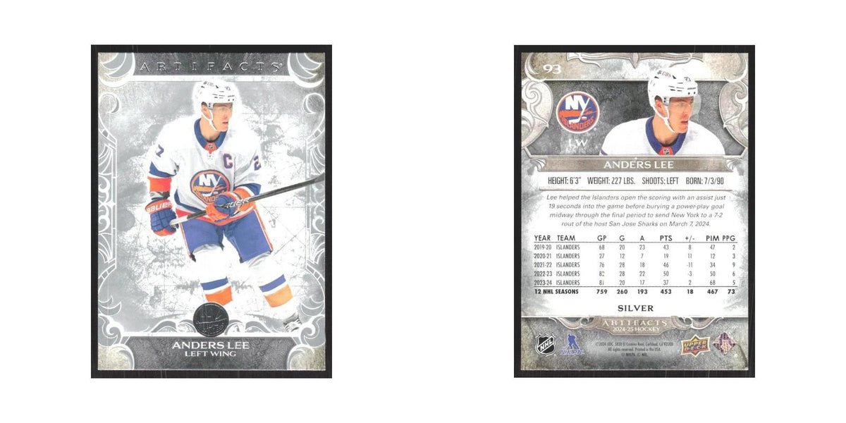 2024 Upper Deck Artifacts Anders Lee New York Islanders #93