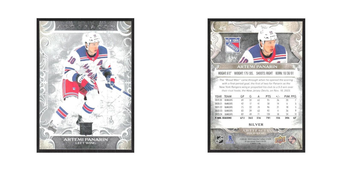2024 Upper Deck Artifacts Artemi Panarin New York Rangers #45
