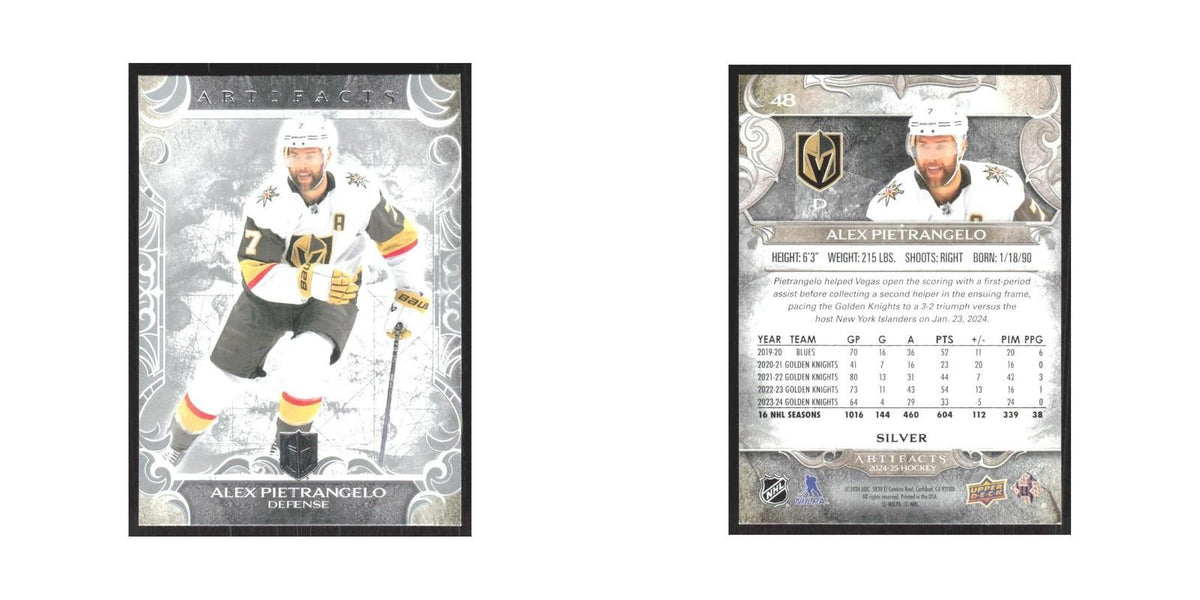 2024 Upper Deck Artifacts Alex Pietrangelo Vegas Golden Knights #48