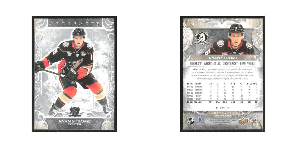 2024 Upper Deck Artifacts Ryan Strome Anaheim Ducks #3
