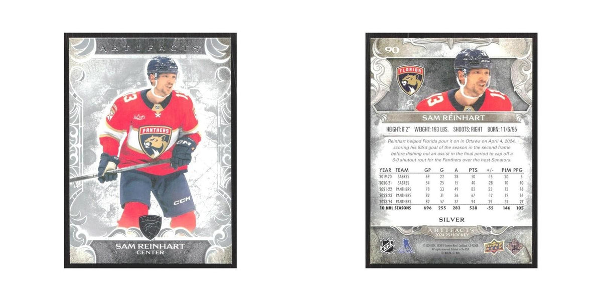 2024 Upper Deck Artifacts Sam Reinhart Florida Panthers #90