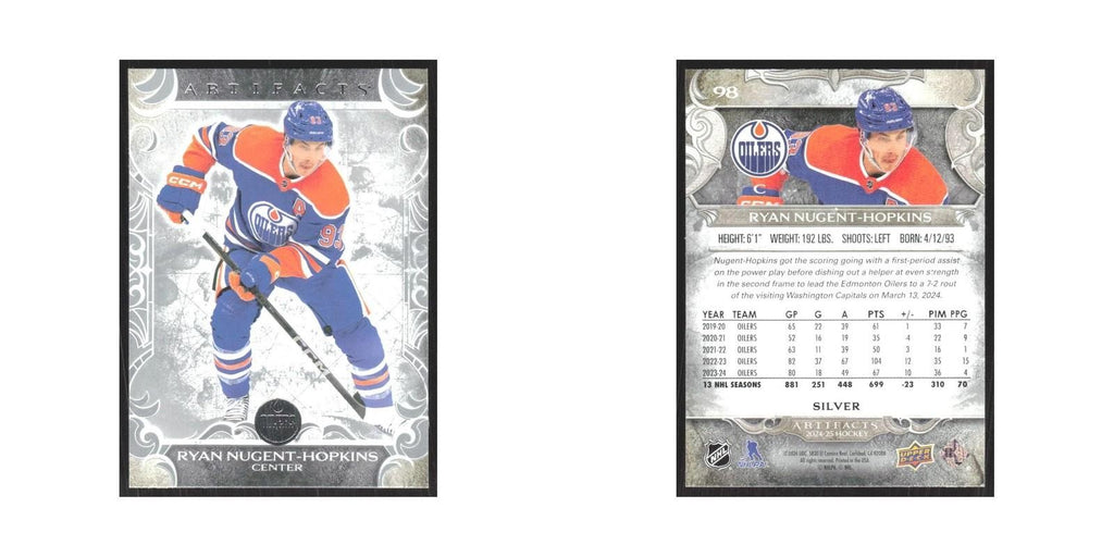 2024 Upper Deck Artifacts Ryan Nugent-Hopkins Edmonton Oilers #98