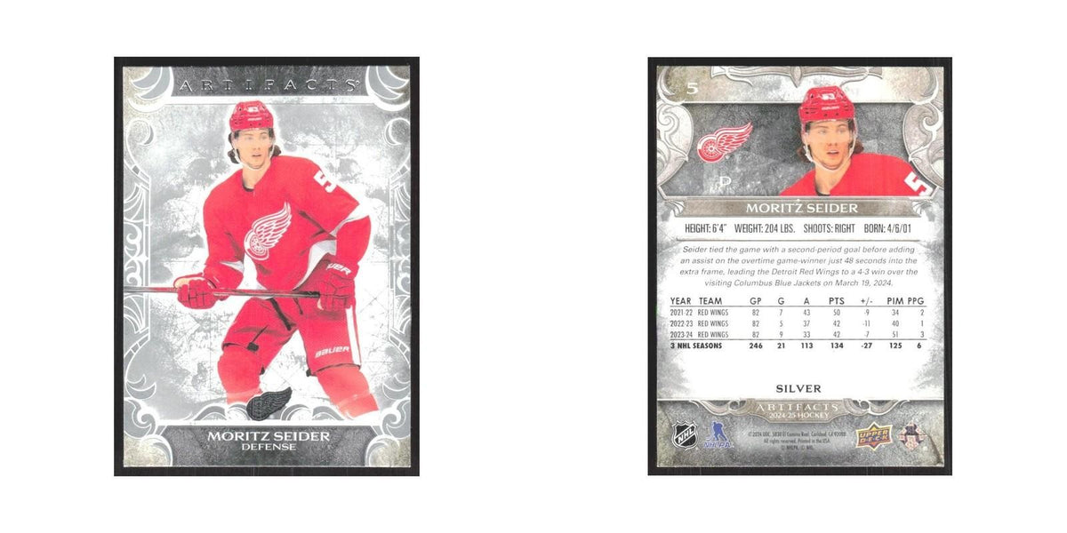 2024 Upper Deck Artifacts Moritz Seider Detroit Red Wings #5