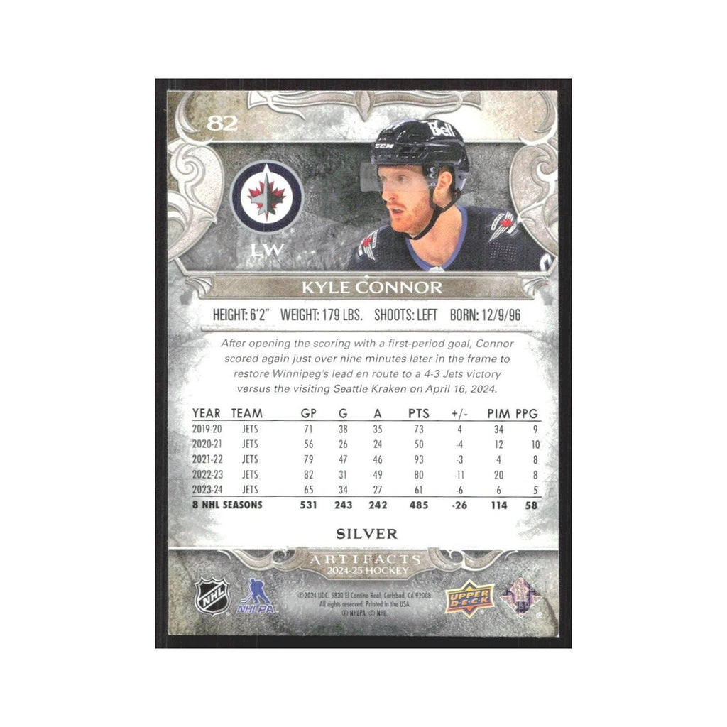 2024 Upper Deck Artifacts Kyle Connor Winnipeg Jets #82
