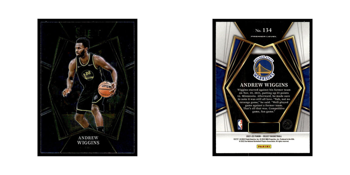 Andrew Wiggins 2021 Panini Select #134 Golden State Warriors Basketball Card NM