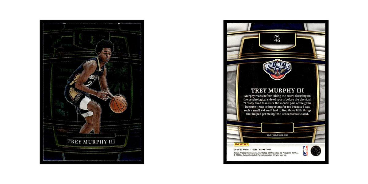 Trey Murphy III 2021 Panini Select #46 New Orleans Pelicans Basketball Card NM