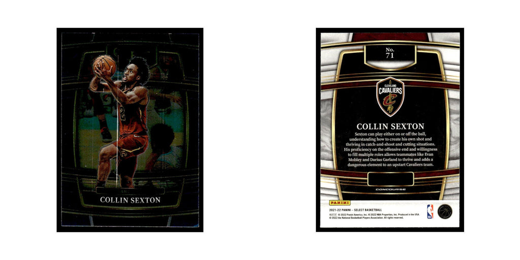 Collin Sexton 2021 Panini Select #71 Cleveland Cavaliers Basketball Card NM