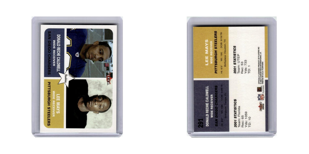 Reche Caldwell Lee Mays 2002 Fleer Tradition #291 Football Card NM