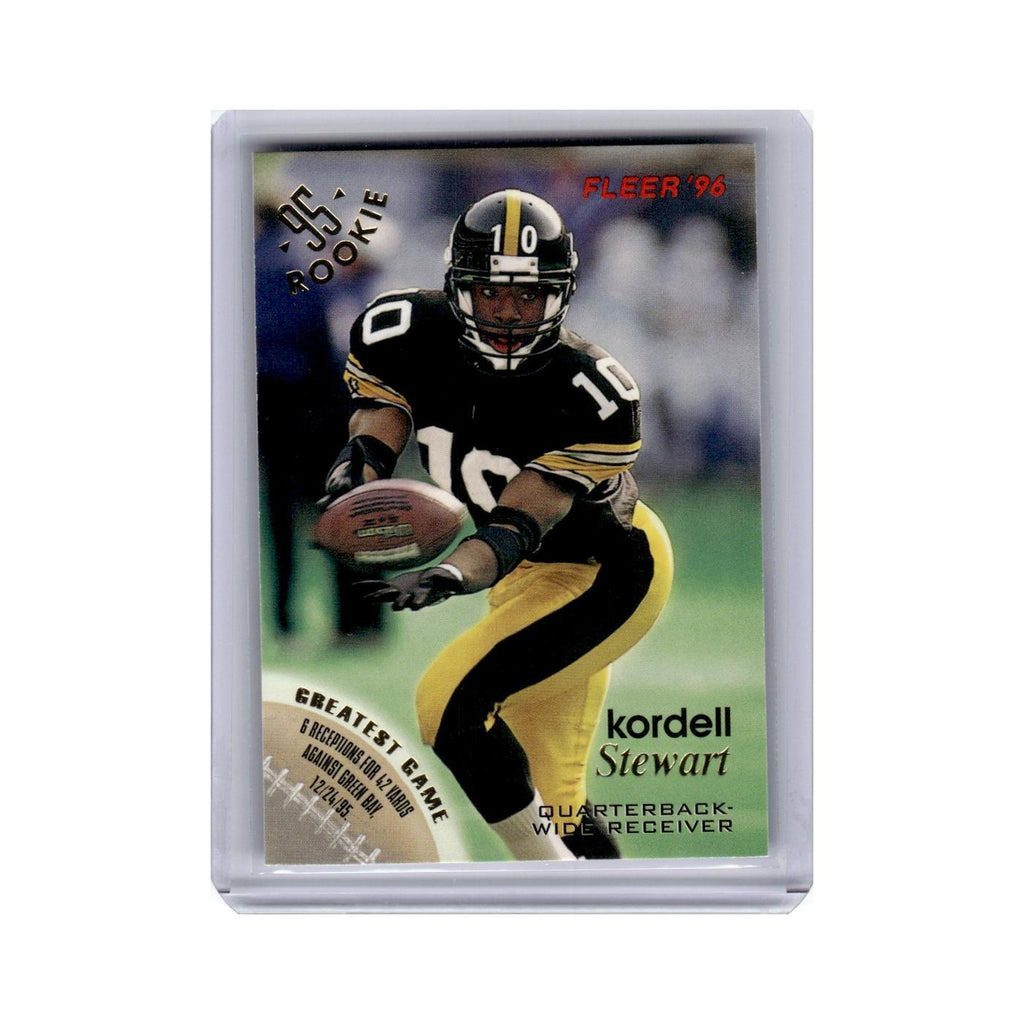Kordell Stewart 1996 Fleer #112 Pittsburgh Steelers Football Card NM