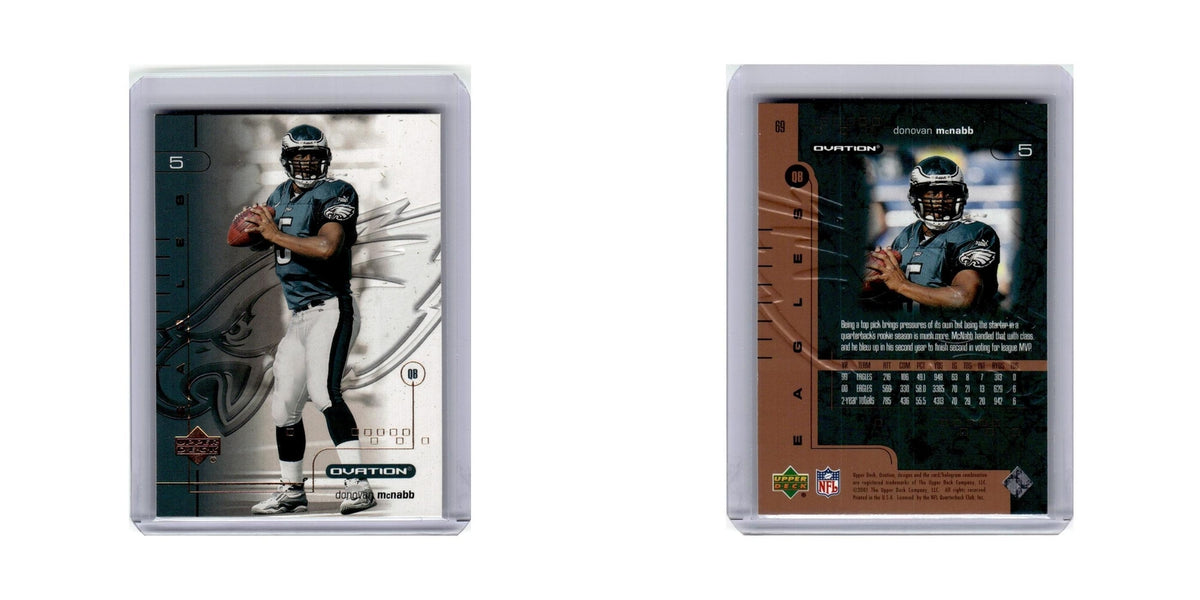 Donovan McNabb 2001 Upper Deck Ovation #69 Philadelphia Eagles Football Card NM