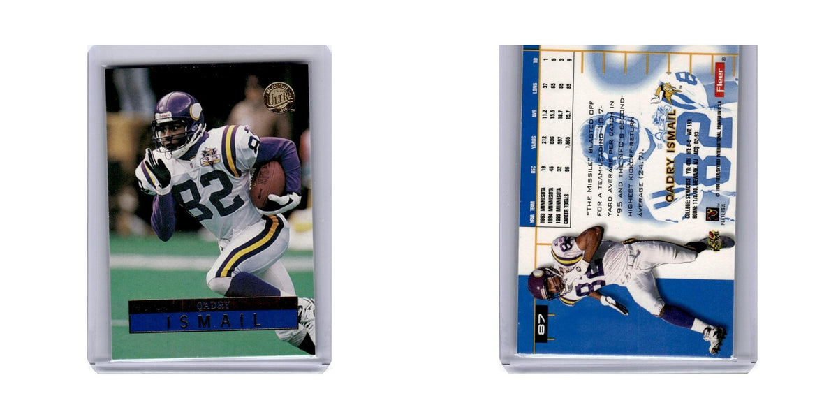 Qadry Ismail 1996 Ultra #87 Minnesota Vikings Football Card NM
