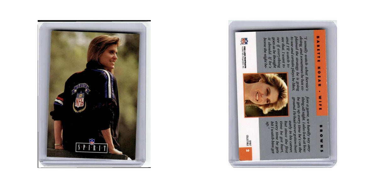 Babette Kosar 1991 Pro Line Portraits #2 Football Card NM