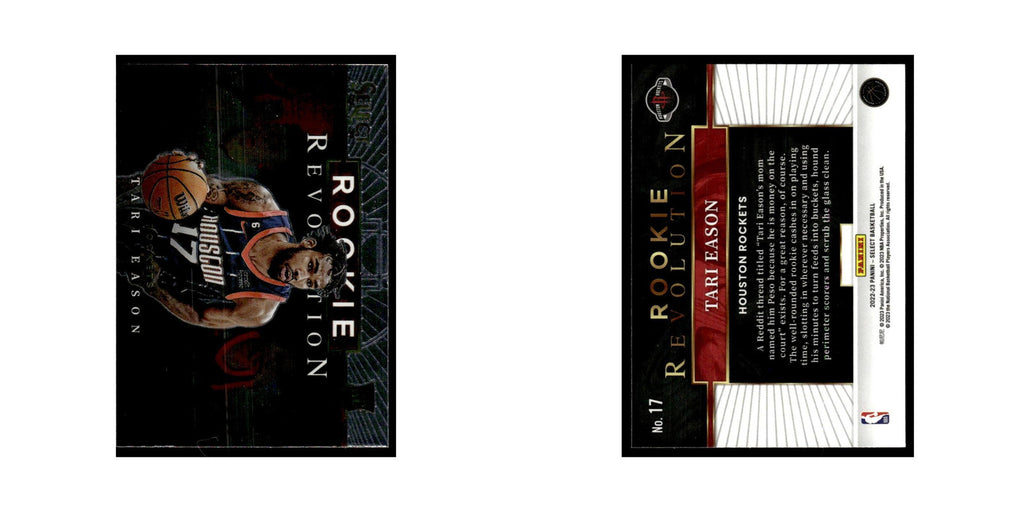 Tari Eason 2022 Panini Select #17 Houston Rockets Basketball Card NM