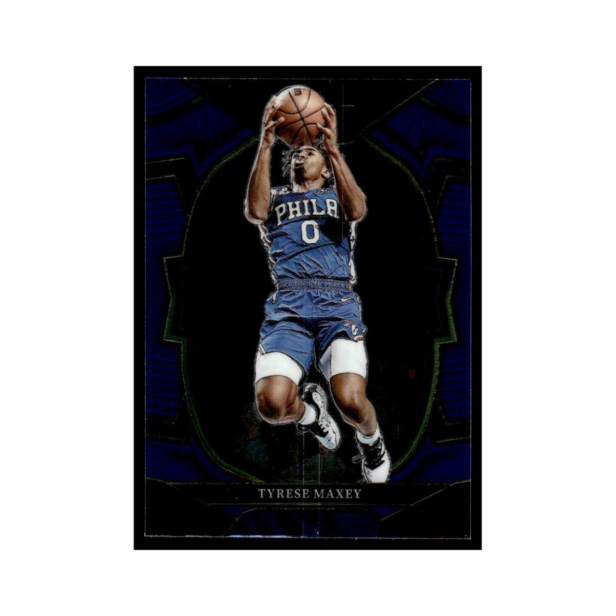 Tyrese Maxey 2022 Panini Select #9 Philadelphia 76ers Basketball Card NM