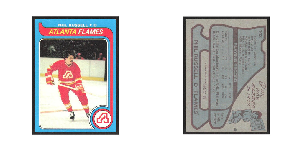 1979 Topps Phil Russell Atlanta Flames #143