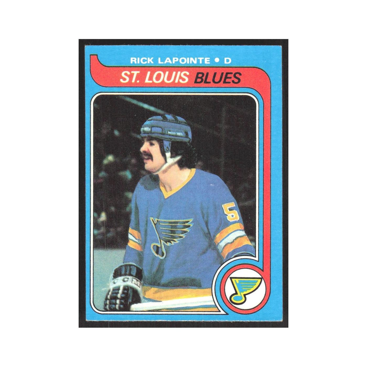 1979 Topps Rick Lapointe St. Louis Blues #121