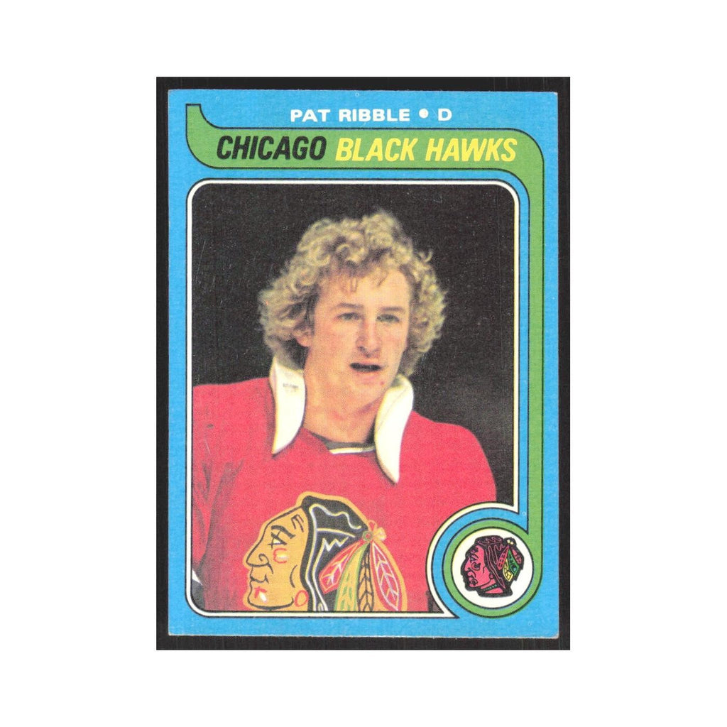 1979 Topps Pat Ribble RC Chicago Blackhawks #199