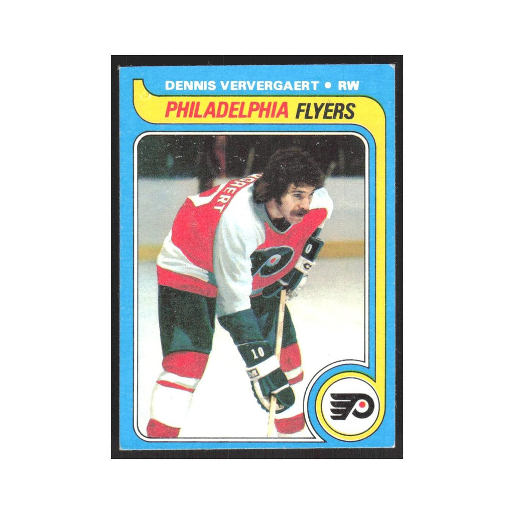 1979 Topps Dennis Ververgaert Philadelphia Flyers #214